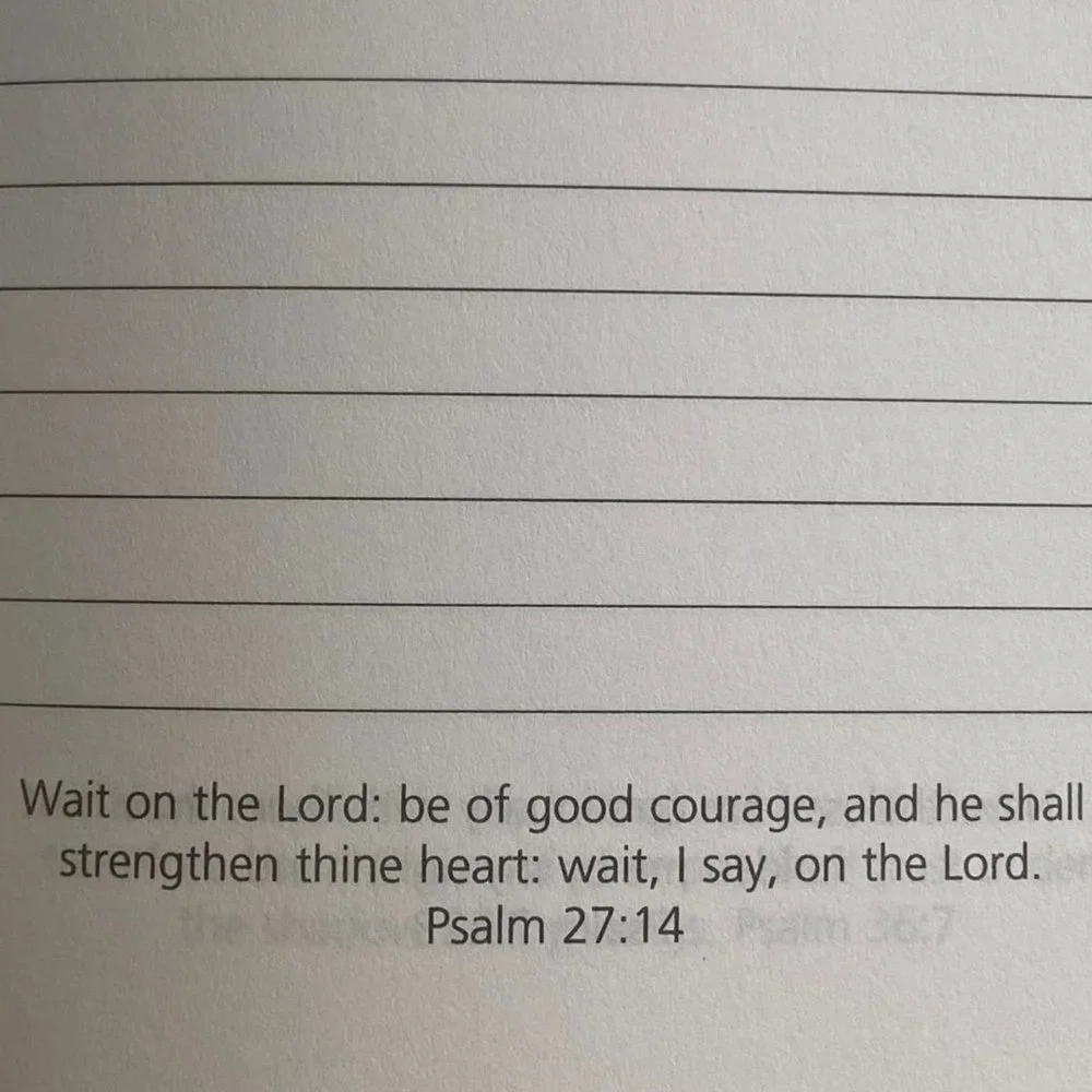 Blank Lined Journal Hardcover Spiritual Verses Gifts